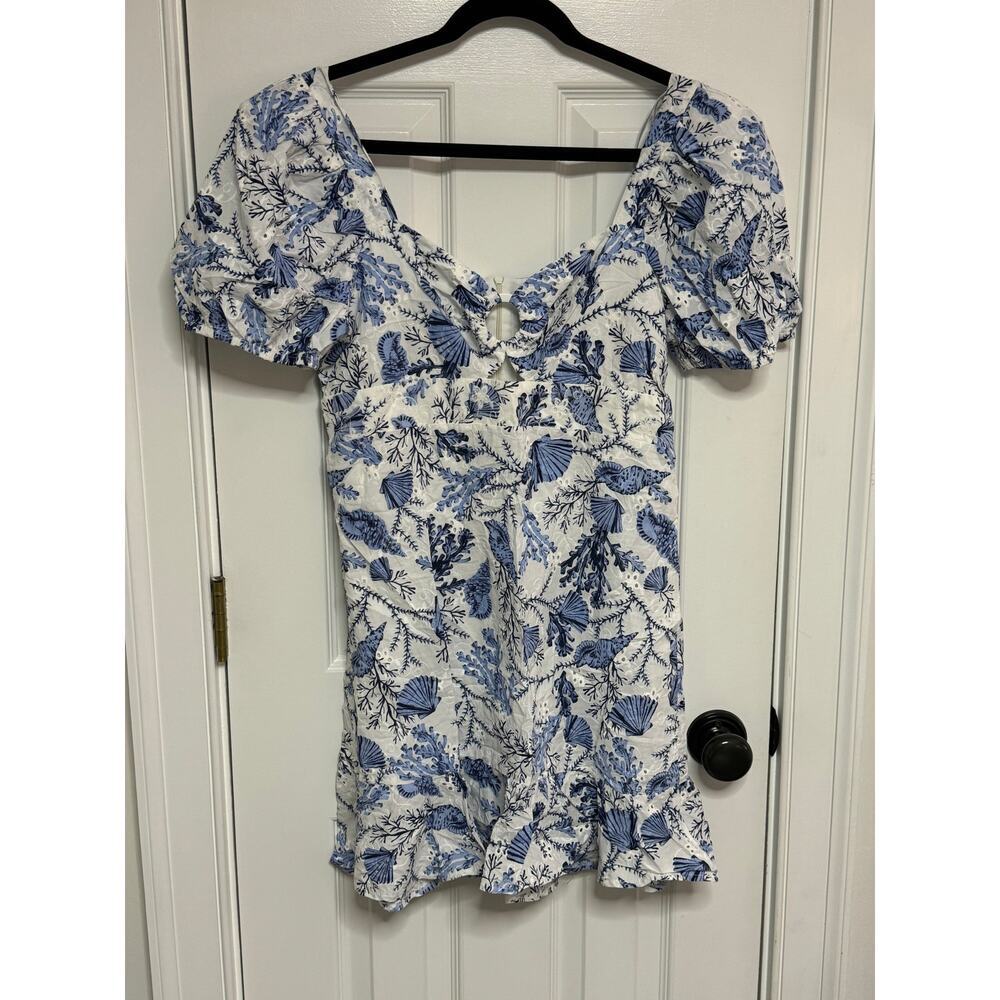 Ela seashell and floral dress sz 8